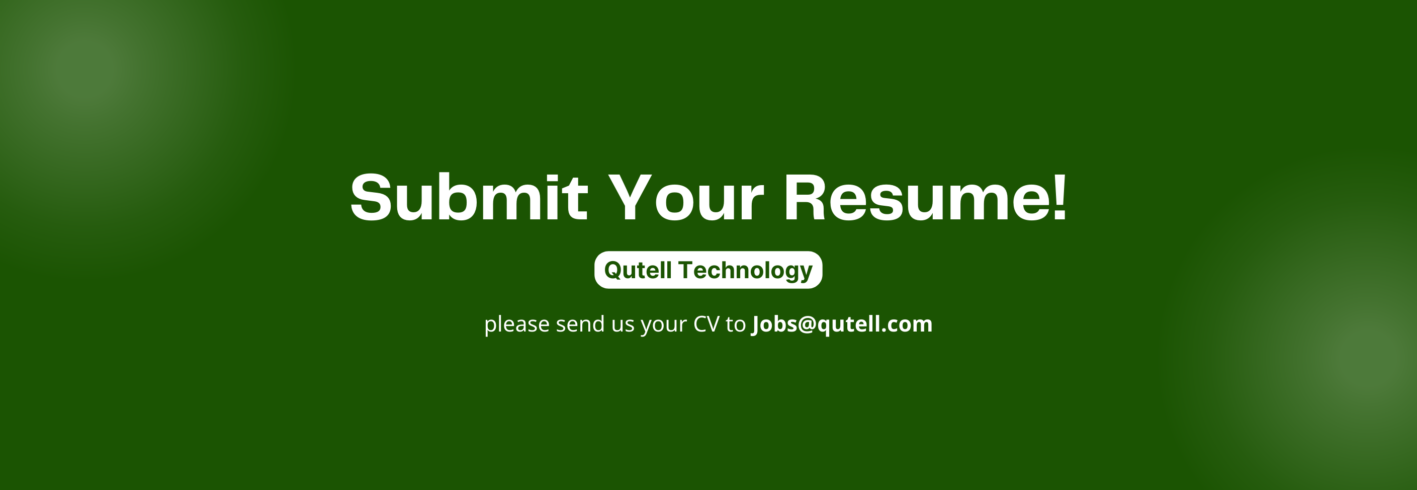 نحن نبحث دائمًا عن أشخاص رائعين